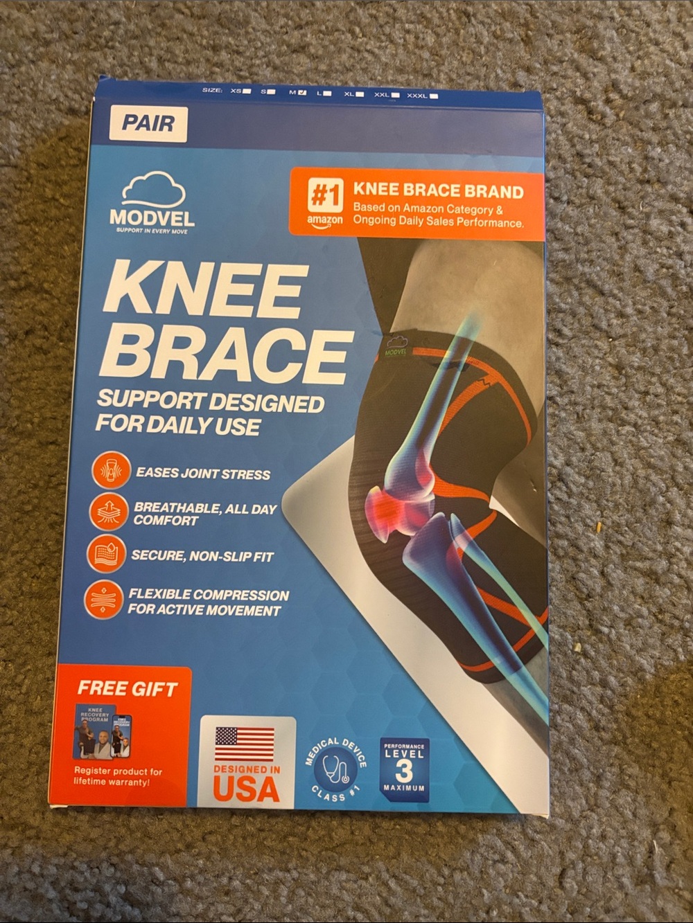 Knee Brace Pair - Black